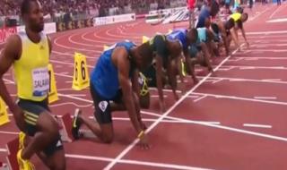 博尔特训练跑出9.37